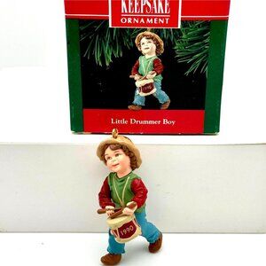 Hallmark Keepsake Ornament Little Drummer Boy Multicolored Handcrafted 1990